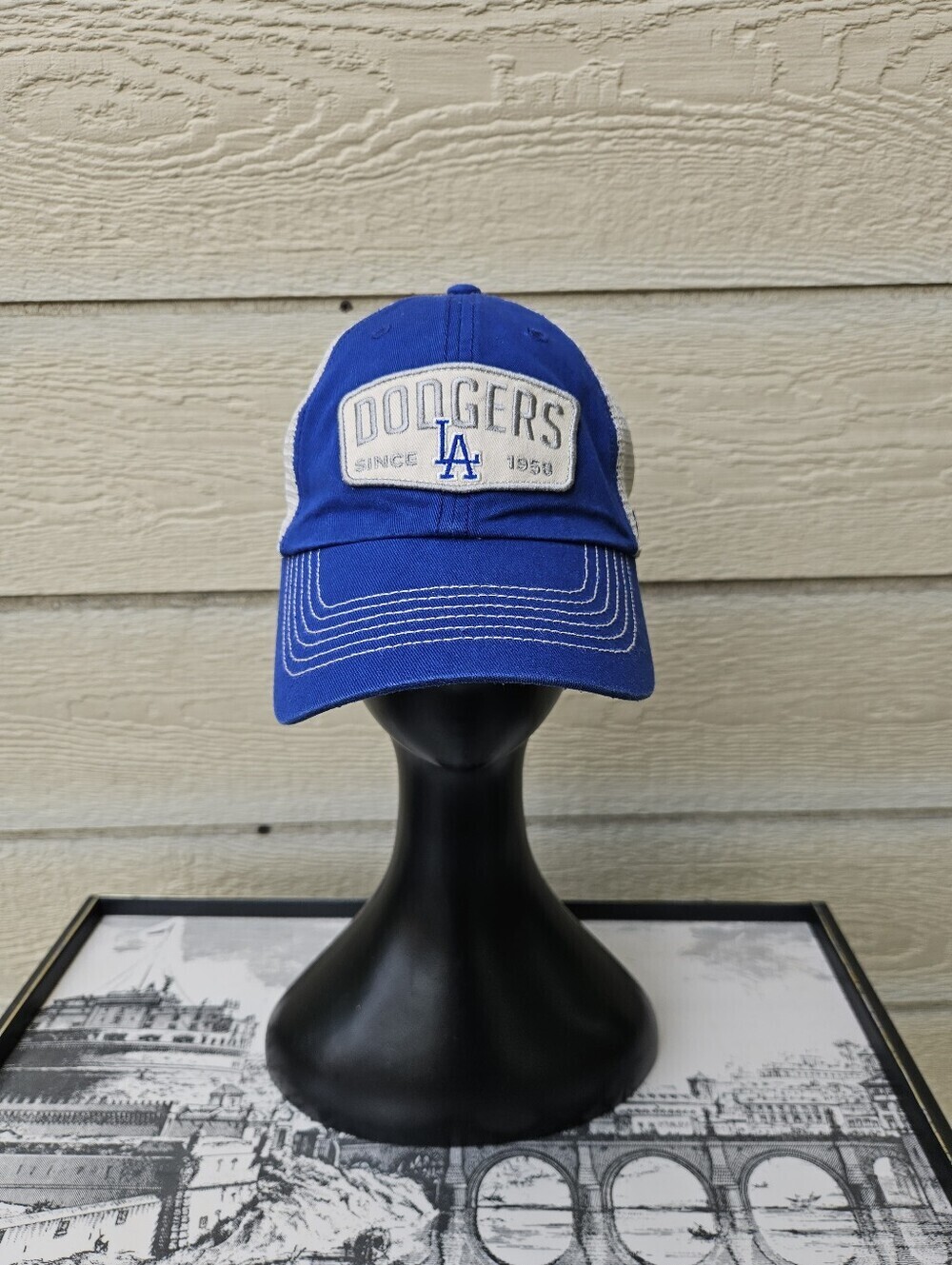 47 Hats MLB LA Dodgers blue and white snapback hat